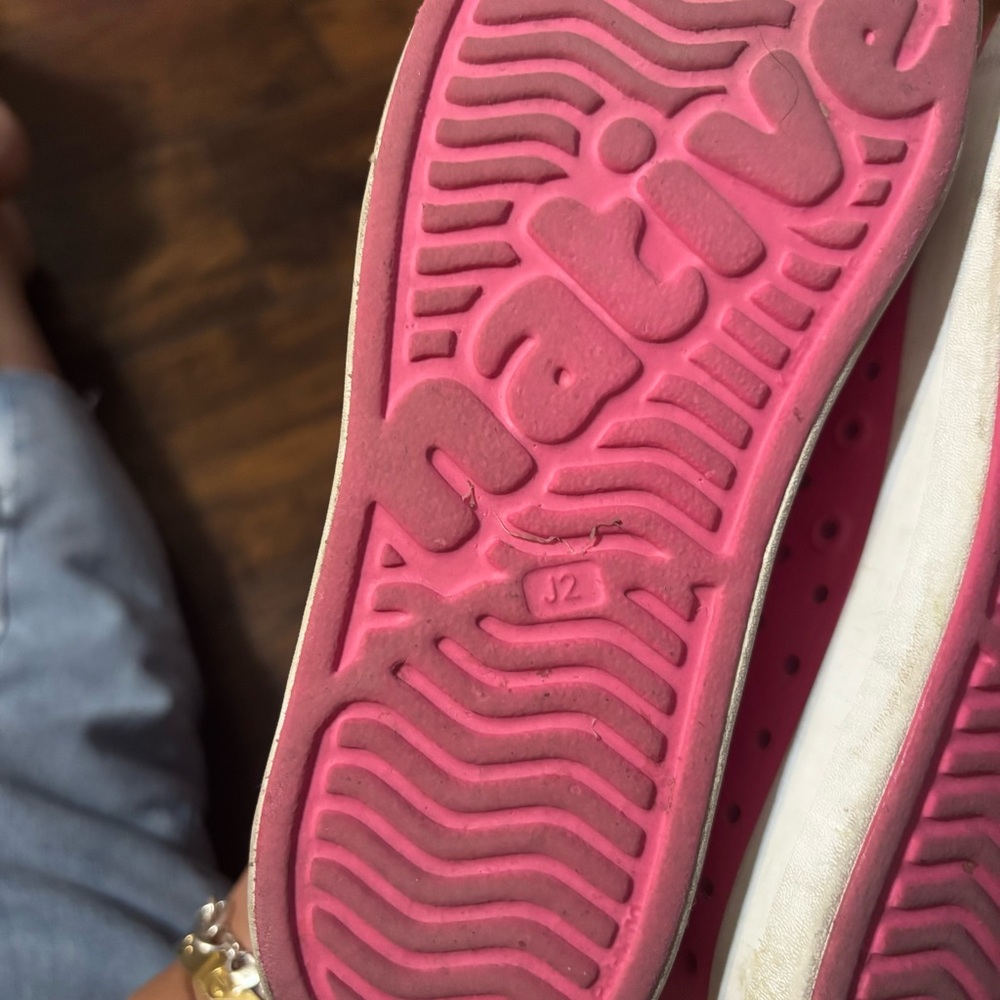 Native | Kids Pink and Purple Slip-On Sneakers - Picture 7 of 8